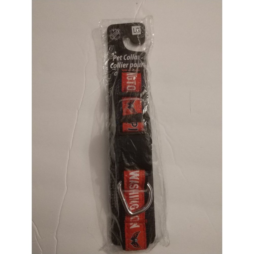 Pets First Washington Capitals Pet Collar By Pets First - Large 🇺🇸 ❤️